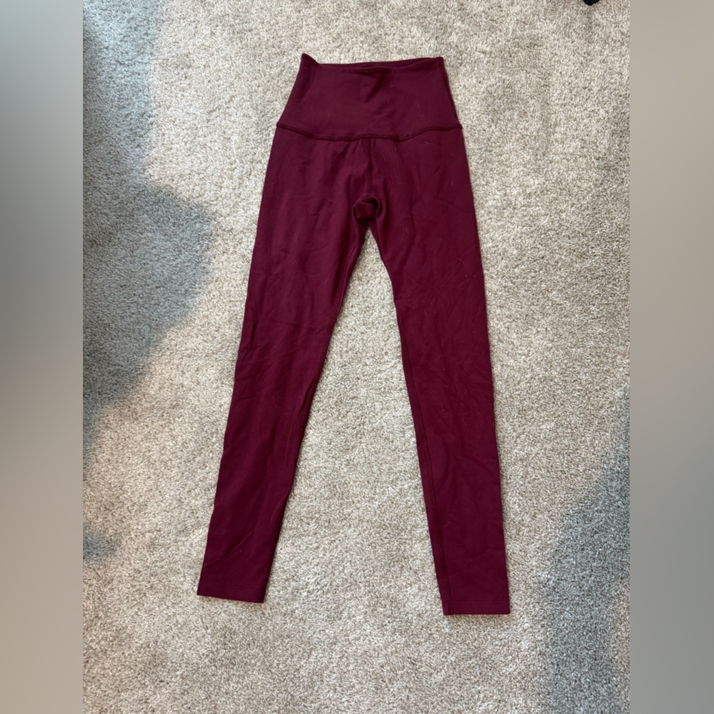 BY Maroon Leggings Full Length